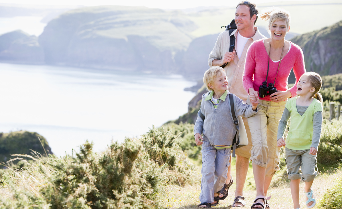 Familienurlaub in den Bergen